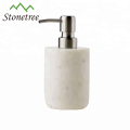 Elegant real marble stone shampoo bottles soap dispenser